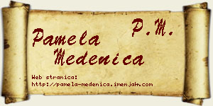 Pamela Medenica vizit kartica